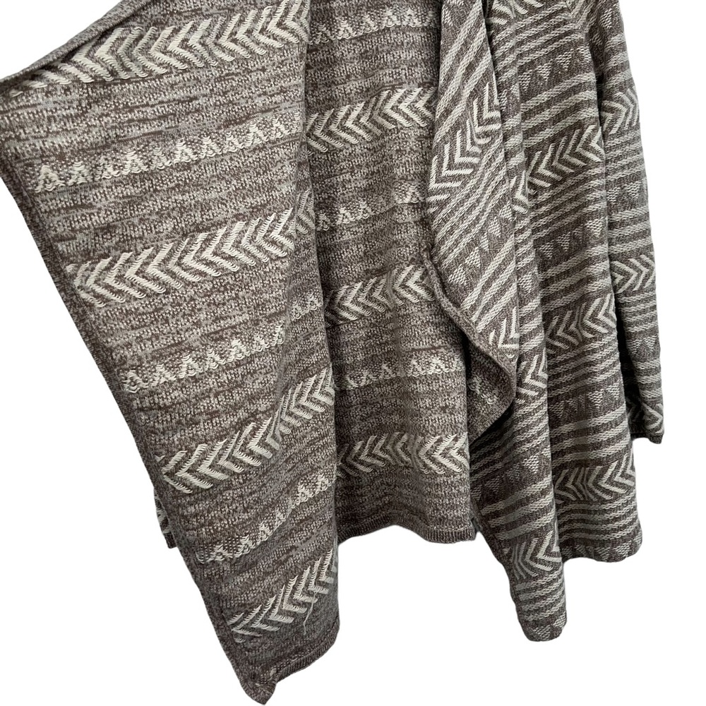 Lucky Brand Geo Stitch Cardigan Sweater size L - Picture 5 of 12